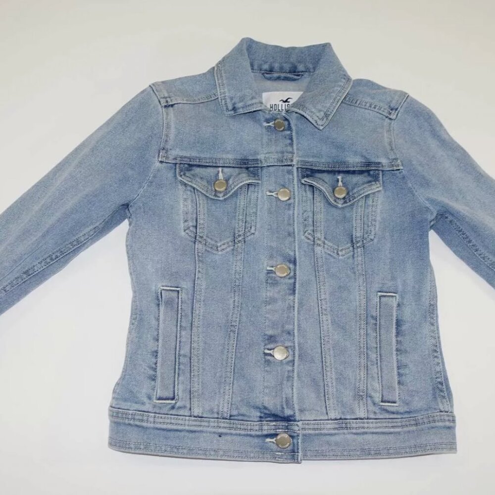 New With TAGS Hollister Denim Jean Jacket